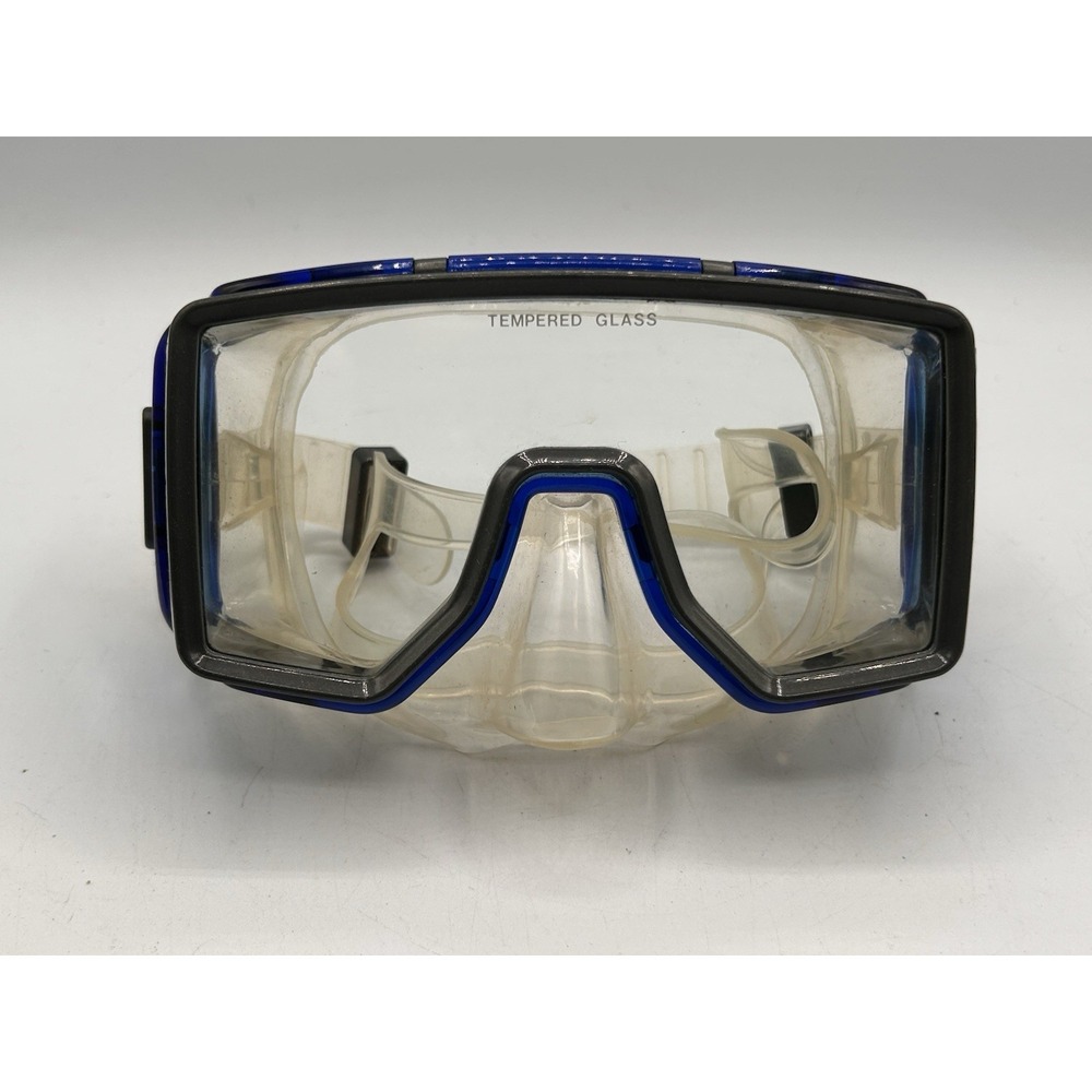 Vintage Deep See Seemask 3 Lrg Diving Mask W/ Box